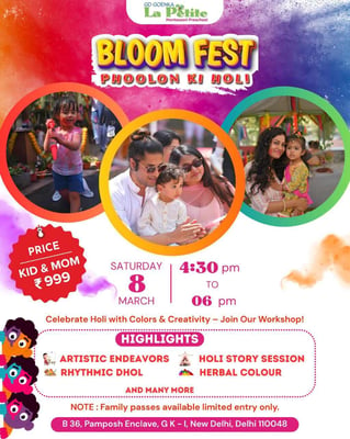 Gd Goenka La Petite: Phoolon Ki Holi Workshop