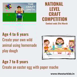 The Star Kidz: NATIONAL LEVEL CRAFT COMPETITION (easter)