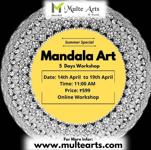 Multe Arts: Summer Special Mandala Art Workshop
