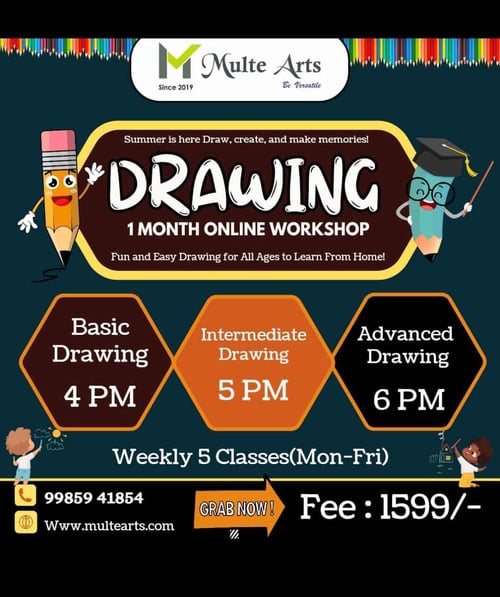  Multe Arts-Summer Drawing Workshop