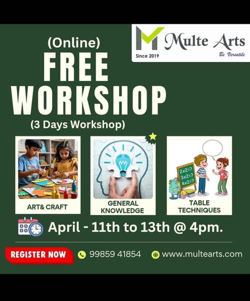  Multe Arts:Free Online Workshop