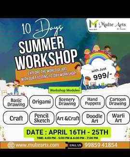Multe Arts: Summer Art Workshop