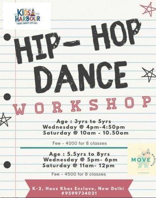 Kids Harbour: Hip-Hop Dance Workshop
