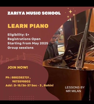 ZARIYA MUSIC SCHOOL: Piano Classes