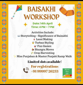 Master your Life: Baisakhi Workshop