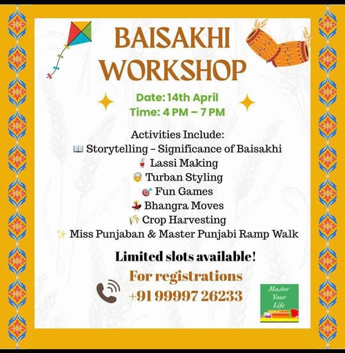 Master your Life: Baisakhi Workshop