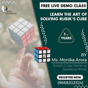 Sparkling Minds: Rubik's Cube Solving classes(Adarsh Nagar)