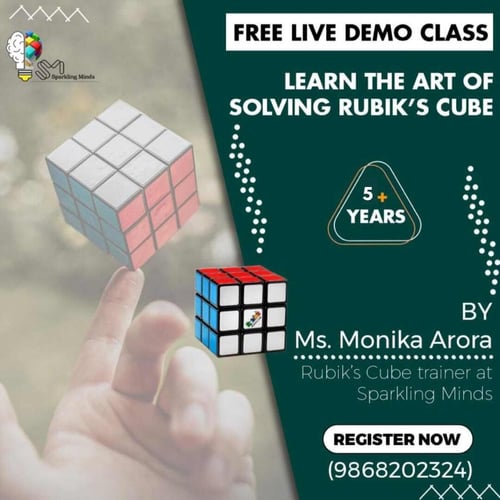 Sparkling Minds: Rubik's Cube Solving classes(Adarsh Nagar)