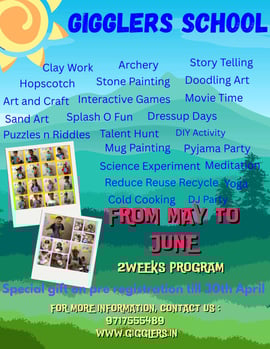 Gigglers School : Exciting 2-Week Summer Program