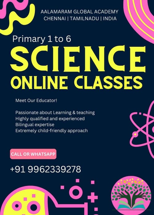 Aalamaram Global Learning Academy Science Online Classes