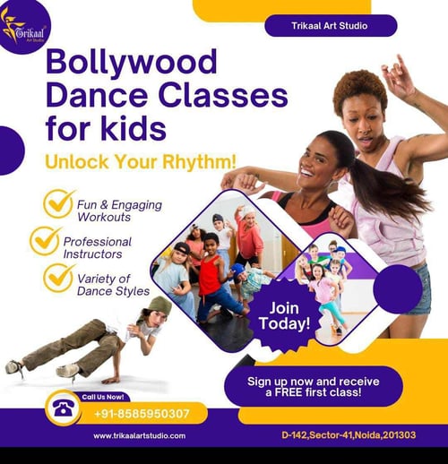 Trikaal Art Studio: BOLLYWOOD DANCE CLASSES FOR KIDS