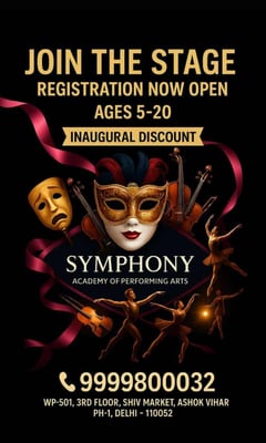 Symphony Academy of Performing Arts: REGISTRATION NOW OPEN