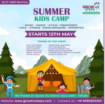 Grow inn Steps- Summer Kids Camp