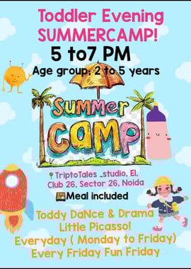 Triptotales Storytelling Centre: Toddler Evening Summer Camp