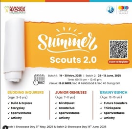 Manav Rachna International School: Summer Scouts 2.0 (Faridabad- Batch 2)