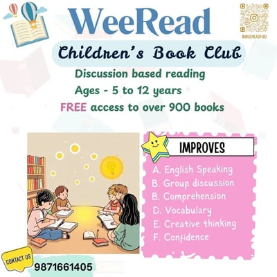 WeeRead Children's Book Club(Faridabad)