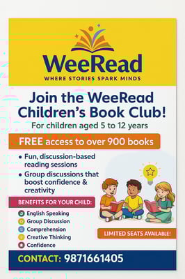 WeeRead Children's Book Club Stories Spark Young Minds(Faridabad)