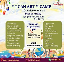 Skillful Minds- I CAN ART Camp