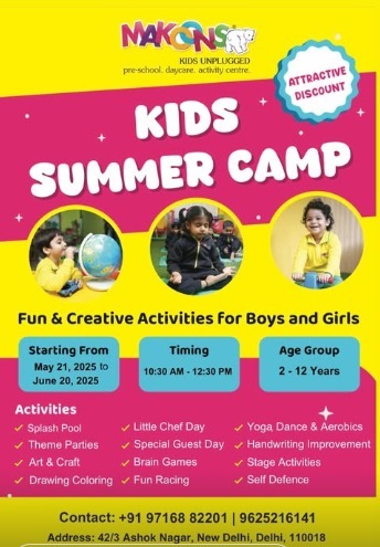 Makoons Pre School & Day Care Centre-Kids Summer Camp
