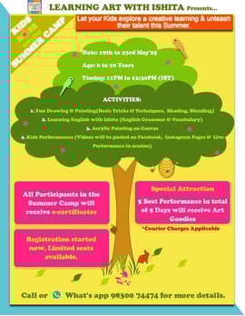 Learning Art With Ishita-KIDS SUMMER CAMP 2025