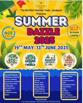 The Shri Ram Wonder Years: SUMMER DAZZLE 2025