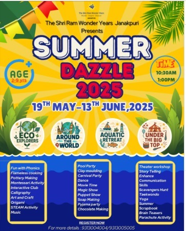 The Shri Ram Wonder Years: SUMMER DAZZLE 2025