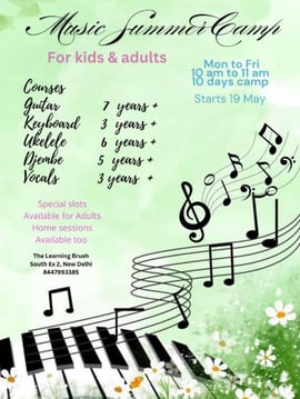 The Learning Brush: Music Summer Camp