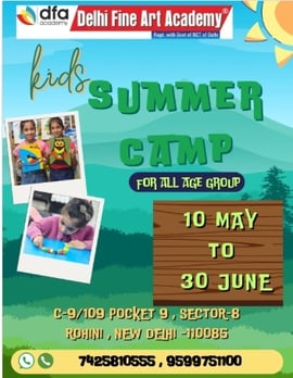 Delhi Fine Art Academy: Kids Summer Camps