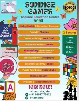 Asquare education: SUMMER CAMPS 2025