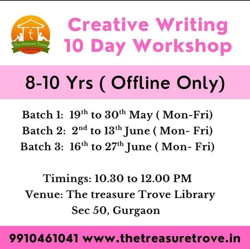 The Treasure Trove: Creative Writing 10-Day Workshop