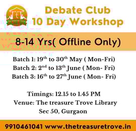 The Treasure Trove: Debate Club Workshop