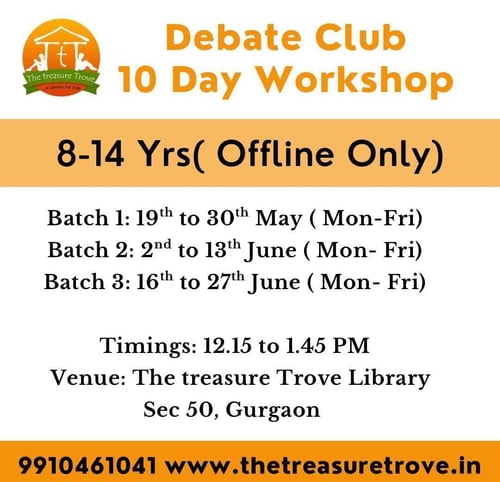 The Treasure Trove: Debate Club Workshop
