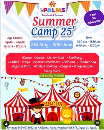 PALMS Preschool & Daycare: Summer Camp 2025