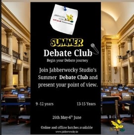 Jabberwocky Studio's: SUMMER DEBATE CLUB