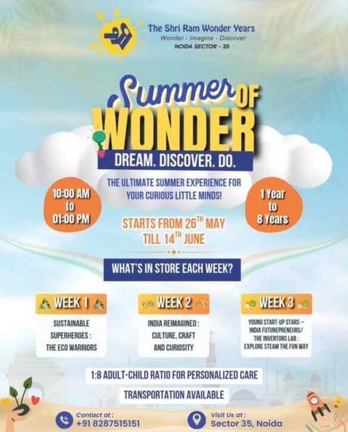 The Shri Ram Wonder Years: Summer of WONDER 2025