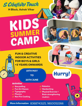 S Creative Touch Kids Summer Camp 2025