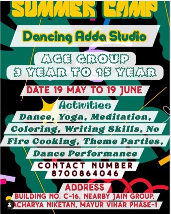 Dancing Adda Studio  -  Summer Camp