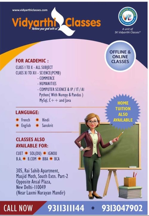 Vidyarthi Classes-Online Tuitions classes