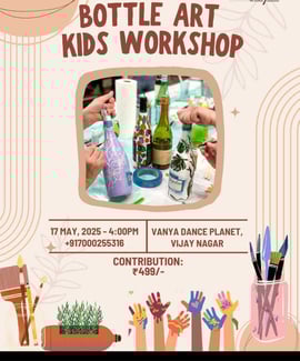 VANYA DANCE PLANET  -  BOTTLE ART KIDS (WORKSHOP)
