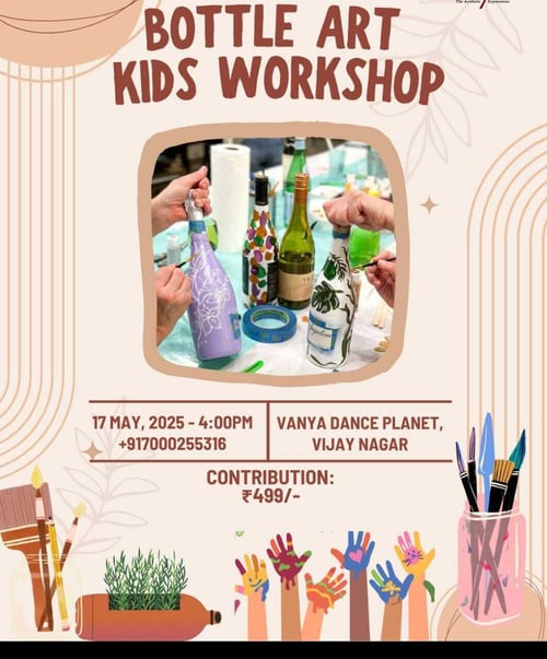 VANYA DANCE PLANET  -  BOTTLE ART KIDS (WORKSHOP)
