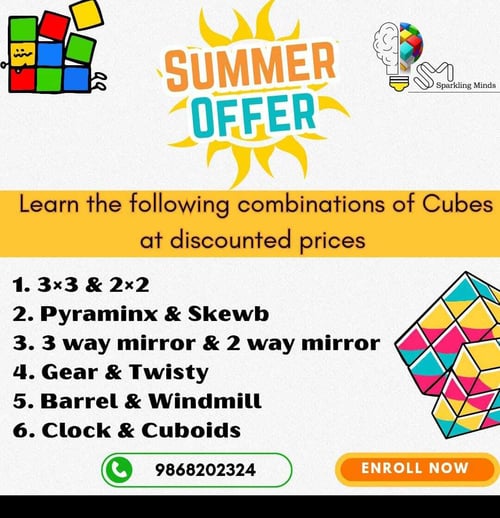 Sparkling Minds  -  Summer Cube Classes