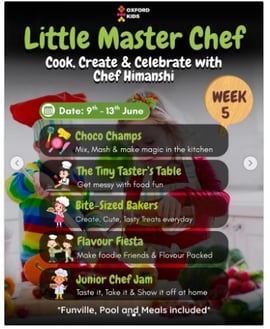 OXFORD KIDS  -  Summer Camp (Little Master Chef)