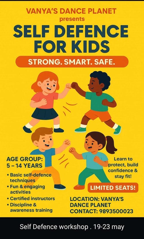 VANYA'S DANCE PLANET  -   Self Defence classes for Kids