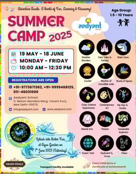 Aadyant School  -  Summer Camp 2025