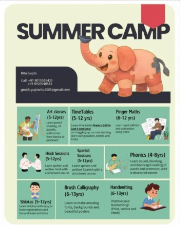 Twinkle Mind  -  Summer Camp with Ritu Gupta
