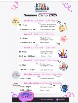 KIDS HARBOUR  -   Summer Camp 2025
