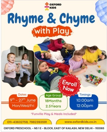 Oxford Kids Preschool: Rhyme & Chyme with Play