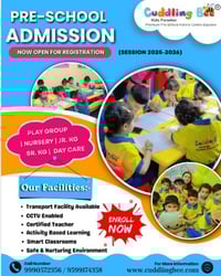 Cuddling Bee Preschool: Admissions Open