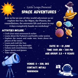 Little Leaps: SPACE ADVENTURES Workshop