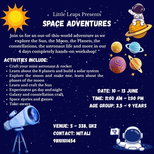 Little Leaps: SPACE ADVENTURES Workshop